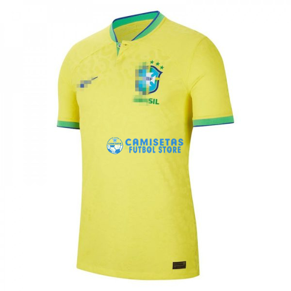 Camiseta Brasil 1ª Equipación 2022 Mundial (EDICIÓN JUGADOR)