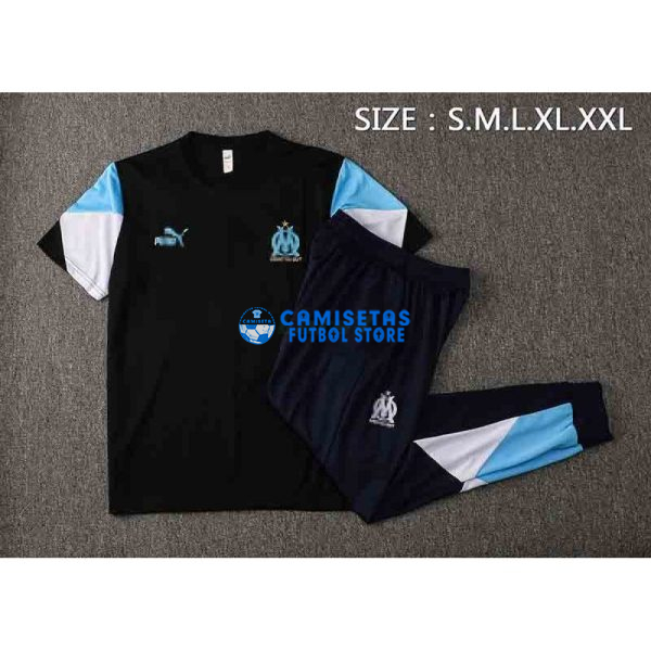 Camiseta De Entrenamiento Olympique Marsella 2021/2022 Kit Negro - Imagen 3