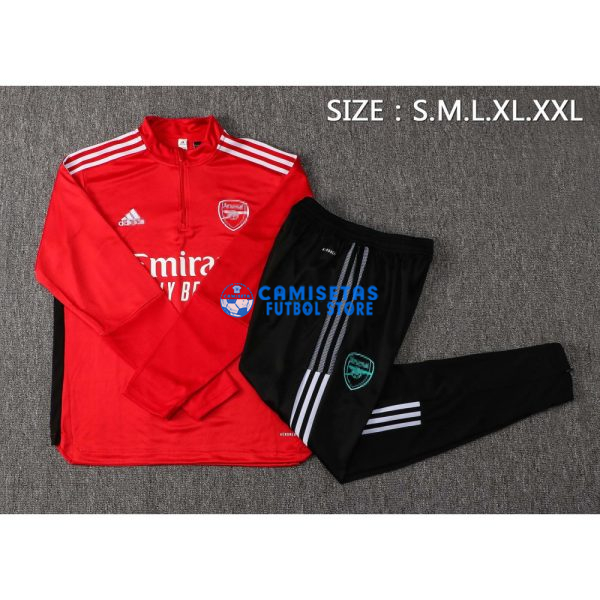 Sudadera De Entrenamiento Arsenal 2021/2022 Kit Rojo - Imagen 2